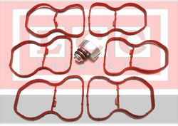 Zaślepka kolektora ssącego z uszczelkami